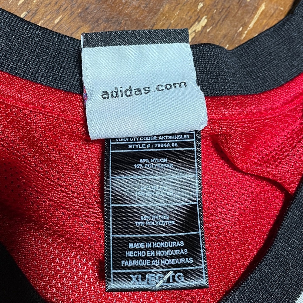 Adidas Portland Trailblazers Red and Black Jersey - Picture 7 of 8